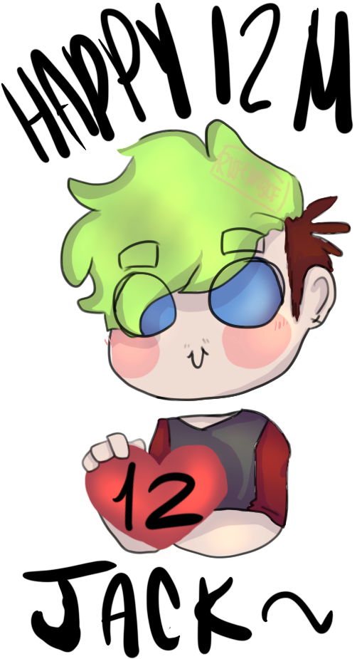 12 Mil Celebration Jacksepticeye By Boaintindahouse - Jacksepticeye (704x973), Png Download