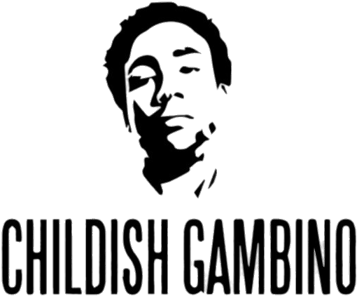 Childish Gambino Logo - Childish Gambino Stencil (550x443), Png Download
