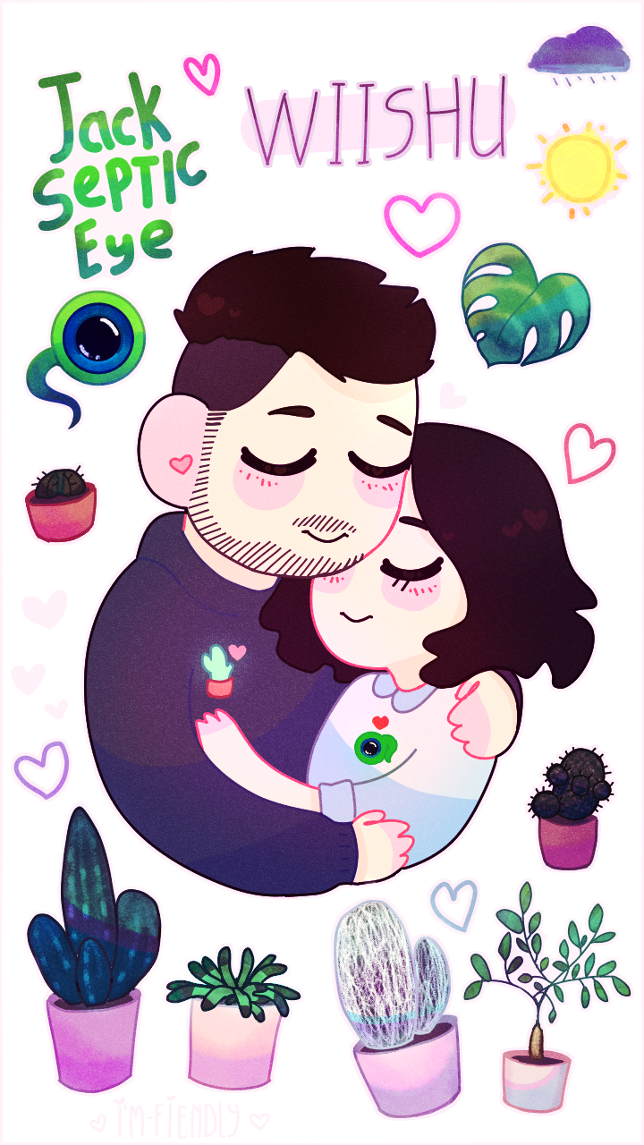 Wiishu Jacksepticeye Phone Art (720x1280), Png Download