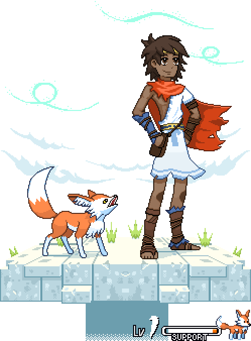 Rime Clipart Deviance - Rime Boy And Fox (498x676), Png Download