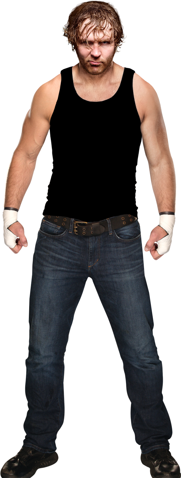 Baron Corbin Render - Dean Ambrose White Background (602x1587), Png Download