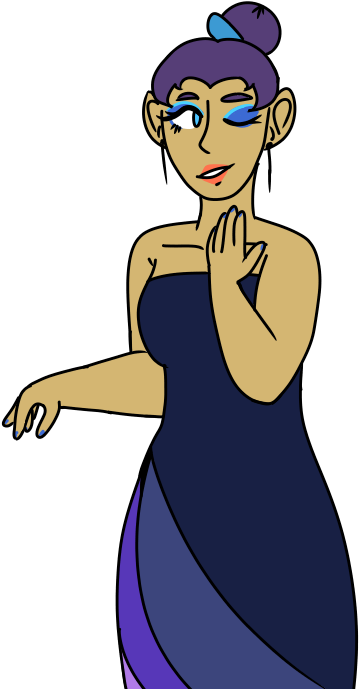 Lovely Ladyyyy - Cartoon (540x700), Png Download