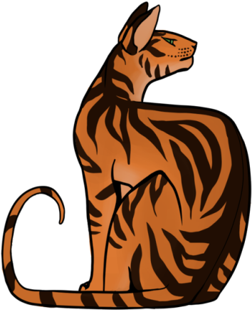 Tabby - Painting (500x500), Png Download