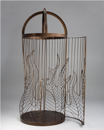 "captive Flame" 2007 Powder Coated Steel Cage Www - Goodman Manufacturing (800x500), Png Download
