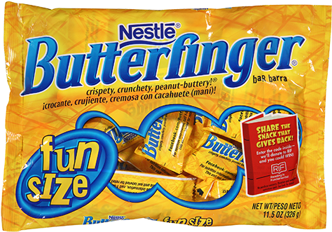 Butterfinger Fun Size Candy Bars For Fresh Candy And - Butterfinger Candy Bar (500x500), Png Download