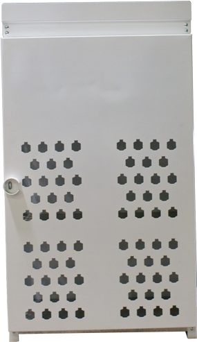 20-18 White Stamped Steel Propane Cage - 18 Capacity, 20 Lbs. Cylinders, Stamped Steel Gas Cylinder (400x500), Png Download