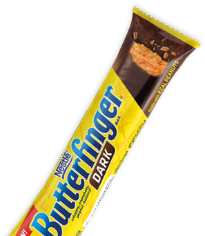 Butterfinger® Dark - Butterfinger Fun Size 20 Oz. Bag (536x457), Png Download