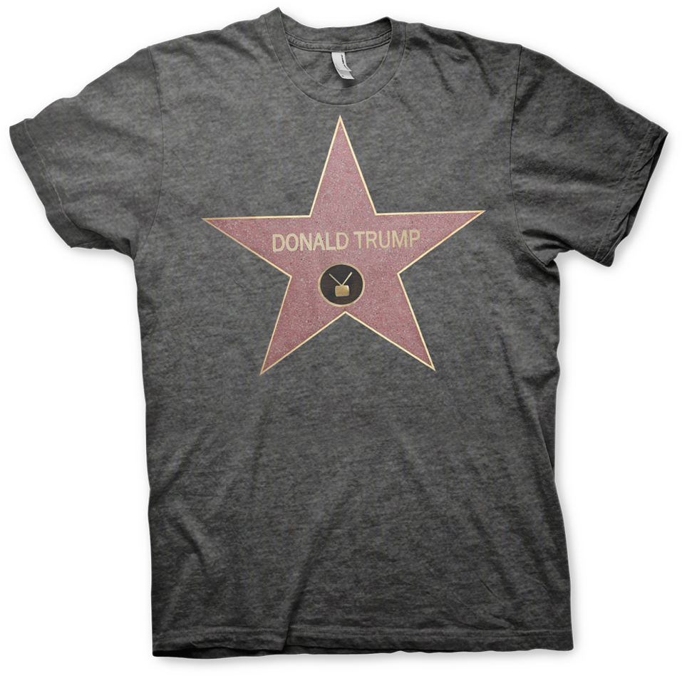Trump Hollywood Star T Shirt - Hollywood Star T Shirts (960x968), Png Download