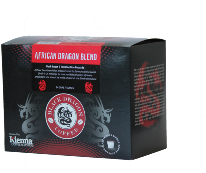 Black Dragon Kcup - Kienna Dragon Blend African Pods 24 (480x360), Png Download