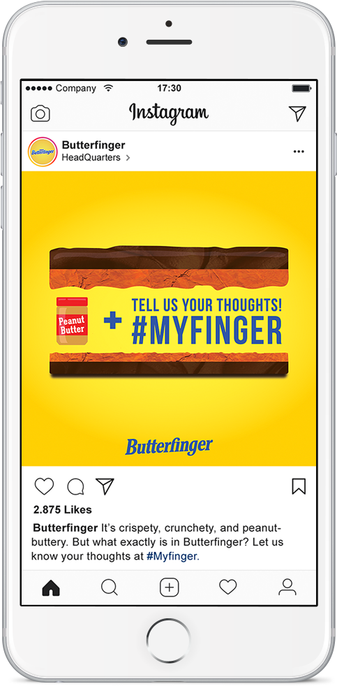 Iphone6 Butterfinger Small (582x1116), Png Download