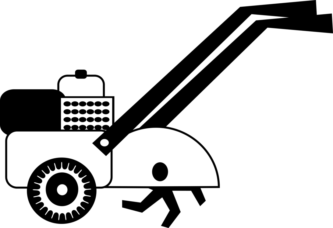 Cultivator Plough Tiller Garden Computer Icons - Power Tiller Clip Art (1093x750), Png Download