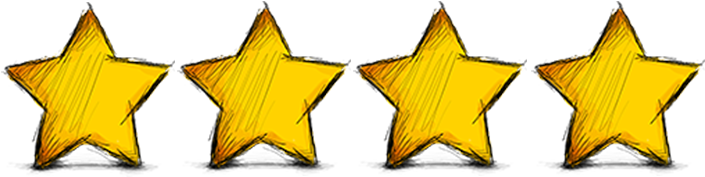 Five Stars - Star Rating For Book (900x200), Png Download