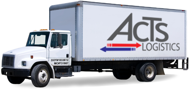Maryland Local Delivery Services - Logistics Delivery Truck (620x303), Png Download