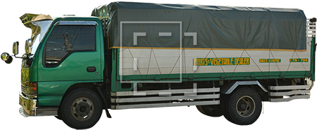 Fruit And Vegetable Delivery Truck - Vegetable (450x450), Png Download