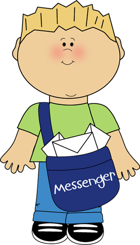 Filled Cliparts - Classroom Messenger Clipart (285x500), Png Download