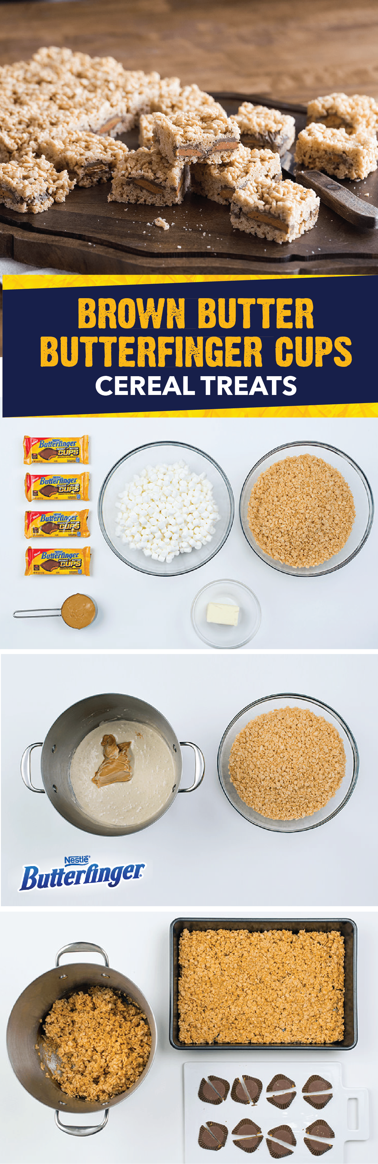 Brown Butter Butterfinger Cup Cereal Treats - Kari Byron Pregnant (1251x3849), Png Download