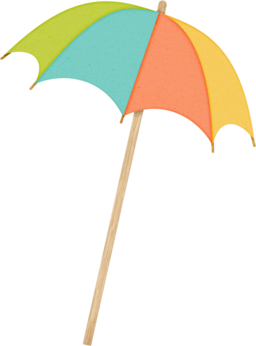 Beach Umbrella - Beach Umbrella Png Clipart (370x500), Png Download