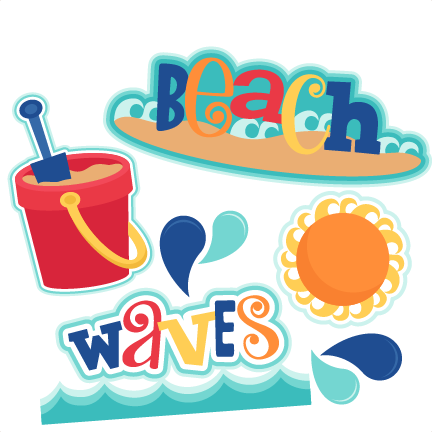 Beach - Cute Clipart Beach (433x432), Png Download