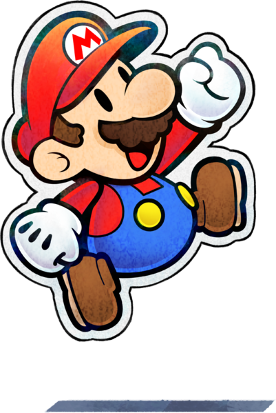 The Role Of Characters Who Inhabit The Interior Of - Mario & Luigi: Paper Jam (401x599), Png Download