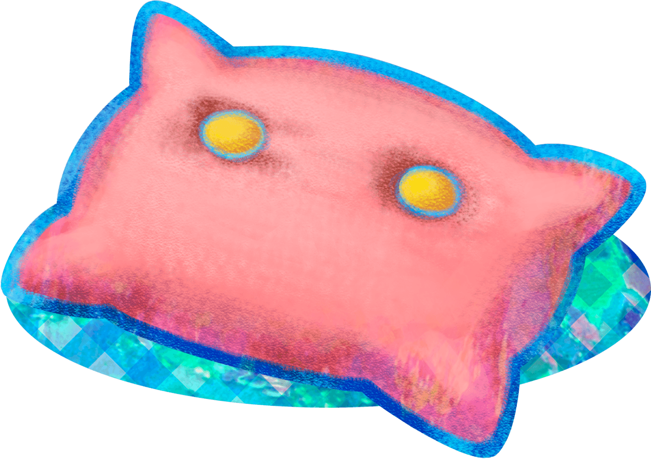 A Pink Pillow 2 From Mario & Luigi - Mario & Luigi: Dream Team (1304x921), Png Download