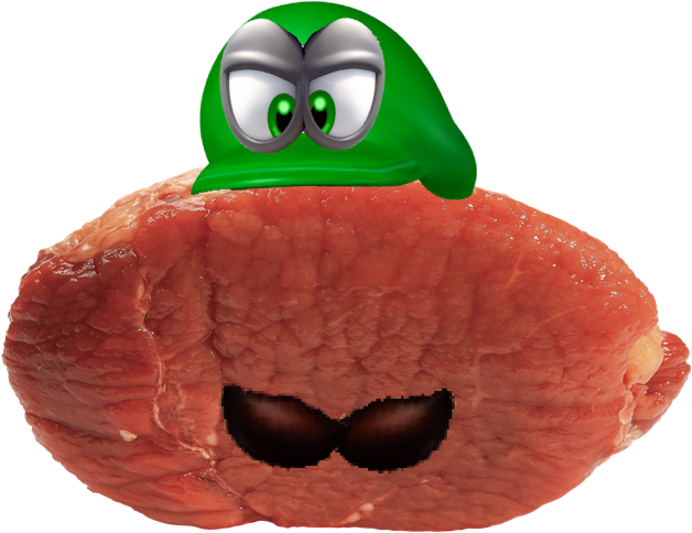 Meatluigi - Strawberry (639x501), Png Download