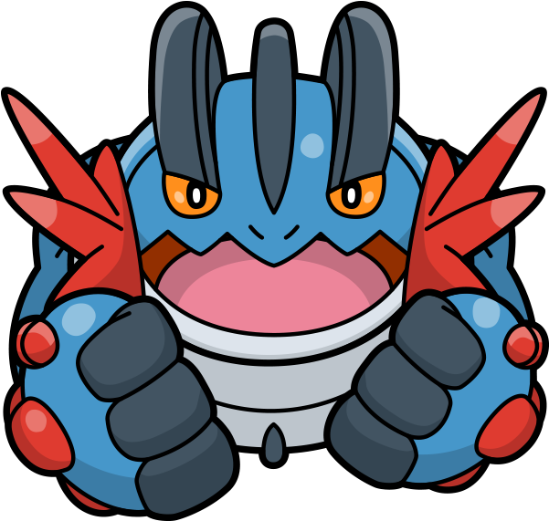 Mega Swampert As Seen In Pokemon Shuffle - Mega Swampert Pokemon Shuffle (600x600), Png Download