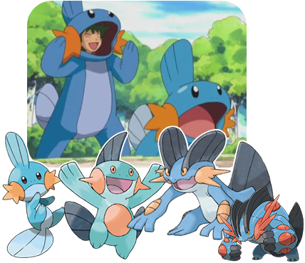 Pokemon Of The Week - Mudkip Sun And Moon (452x397), Png Download