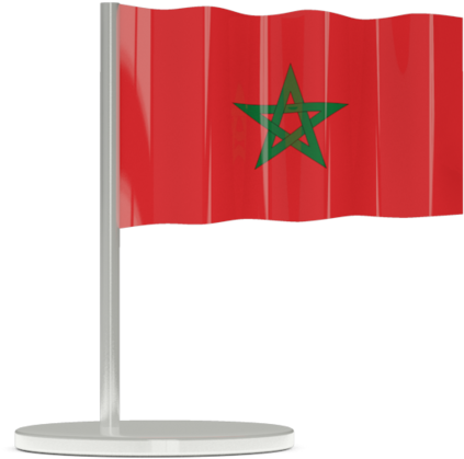 Morocco Flag Png Hd - Burkina Faso Flag Gif (640x480), Png Download