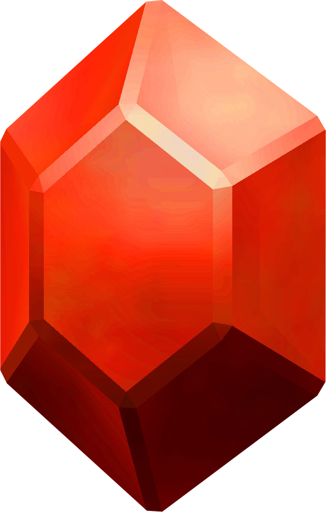 Zelda Rupee Png - Legend Of Zelda Red Rupee (640x1003), Png Download