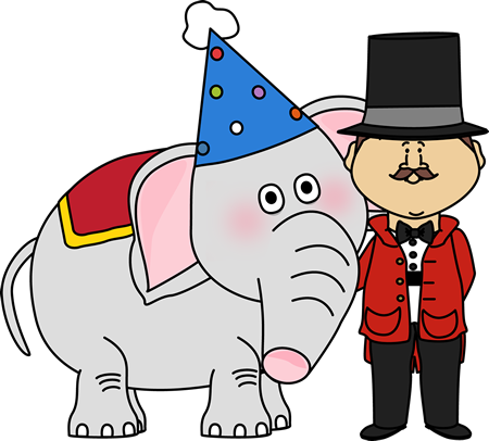 Png Royalty Free The Top Best Blogs On - Clipart Circus Elephant (450x406), Png Download