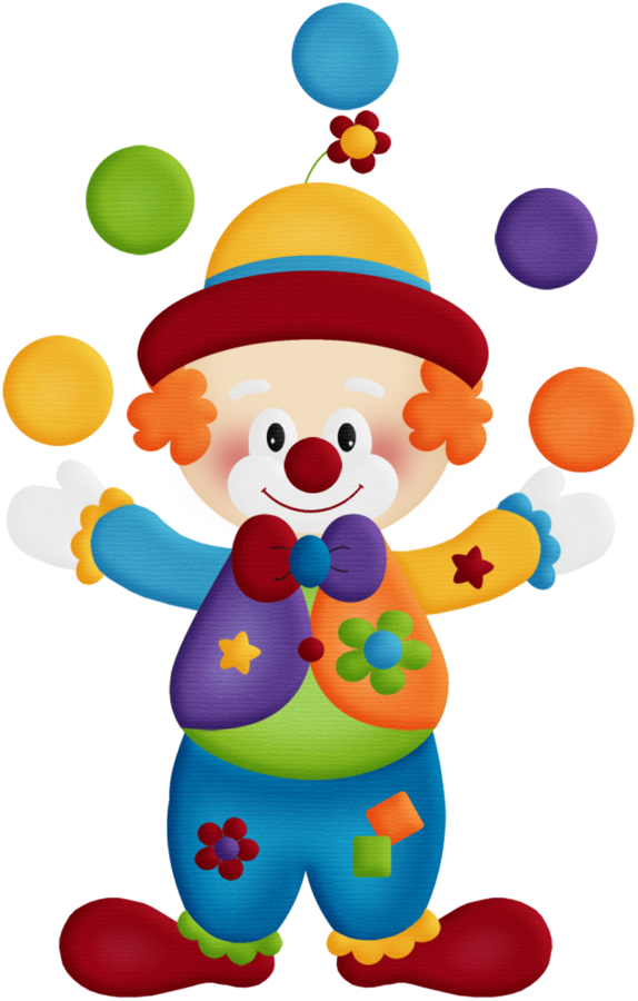 Circo Aw Circus Png Minus Clowns Pinterest - Payaso De Circo Animado (574x900), Png Download