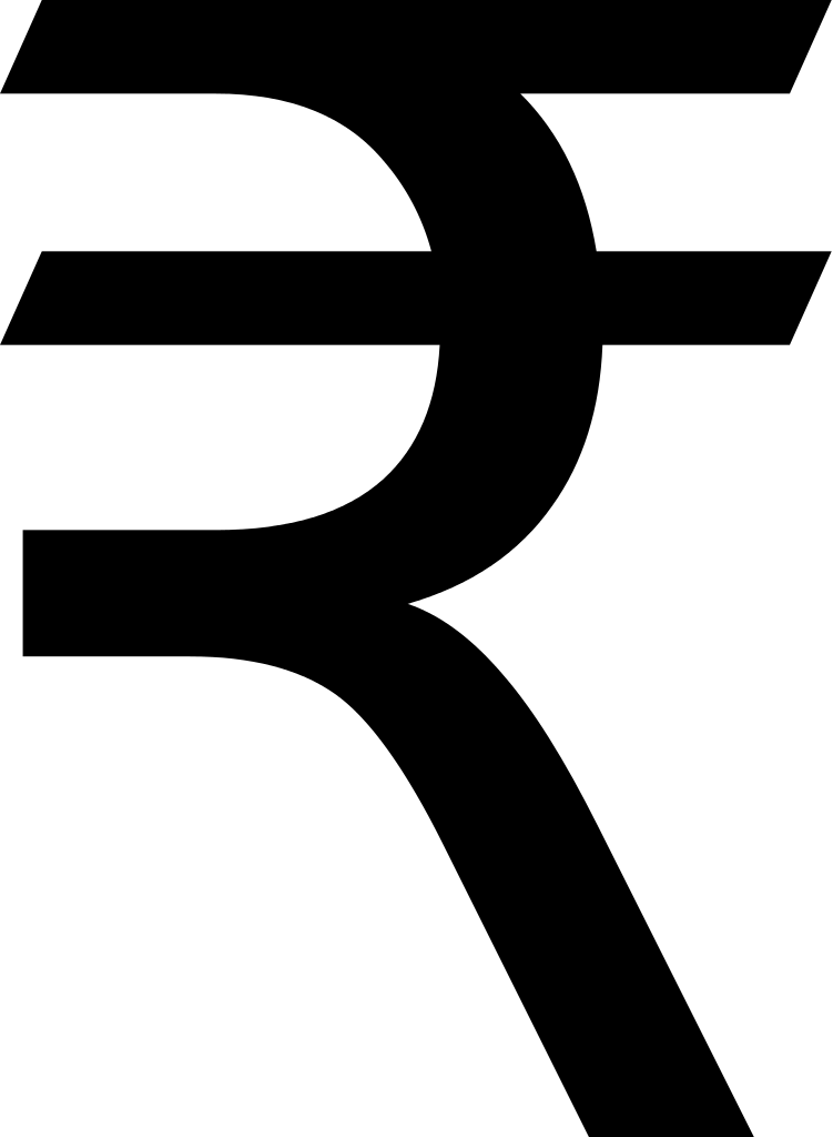 Indian Rupee Sign - Indian Rupee Logo Png (751x1024), Png Download