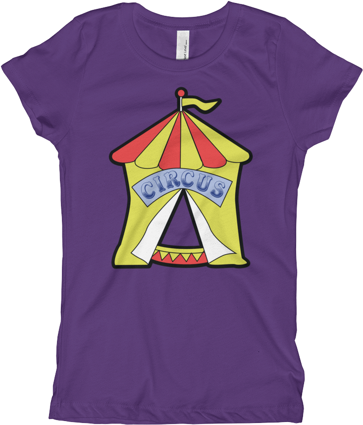 Circus Tent Kid's T-shirt - T-shirt (1000x1000), Png Download