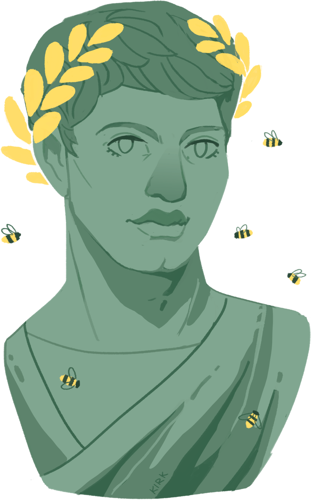 “ Virgil And His Bees - Redbubble (1280x1757), Png Download