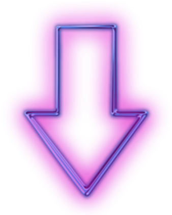 Neon Arrow Png - Neon Arrow Sign Png (420x420), Png Download