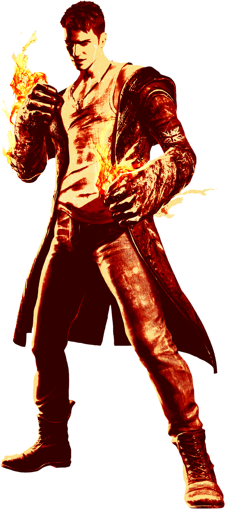Danteeryx Psd Jpgcopy2 - Devil May Cry Protagonists (1100x2200), Png Download