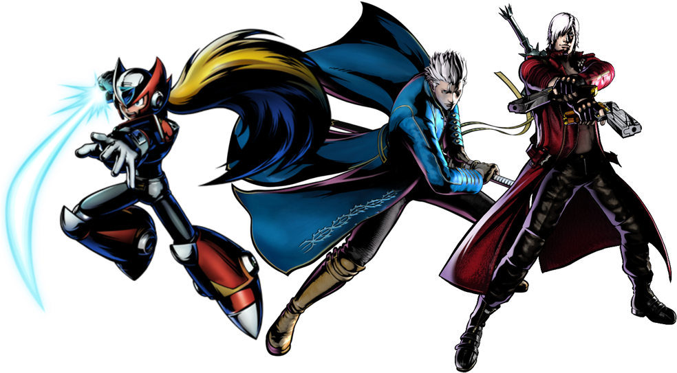 Zero May Cry No Background - Ultimate Marvel Vs Capcom 3 (1024x568), Png Download