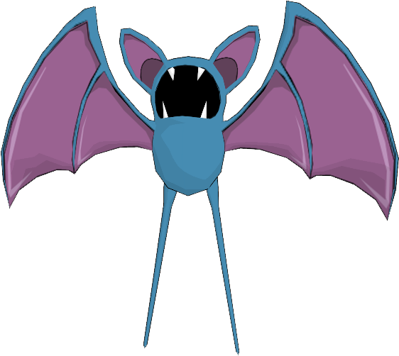 Zubat - Imagenes De Pokemon Zubat (562x502), Png Download