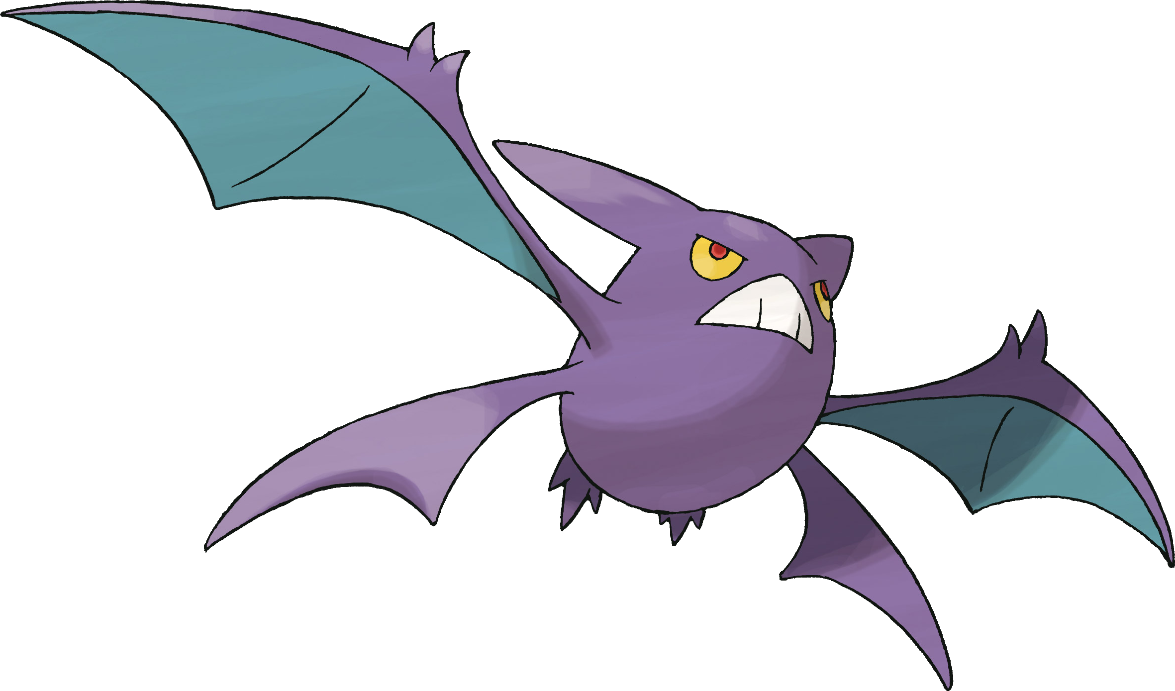 Oh Shi- - Pokemon Crobat Evolution (2362x1389), Png Download