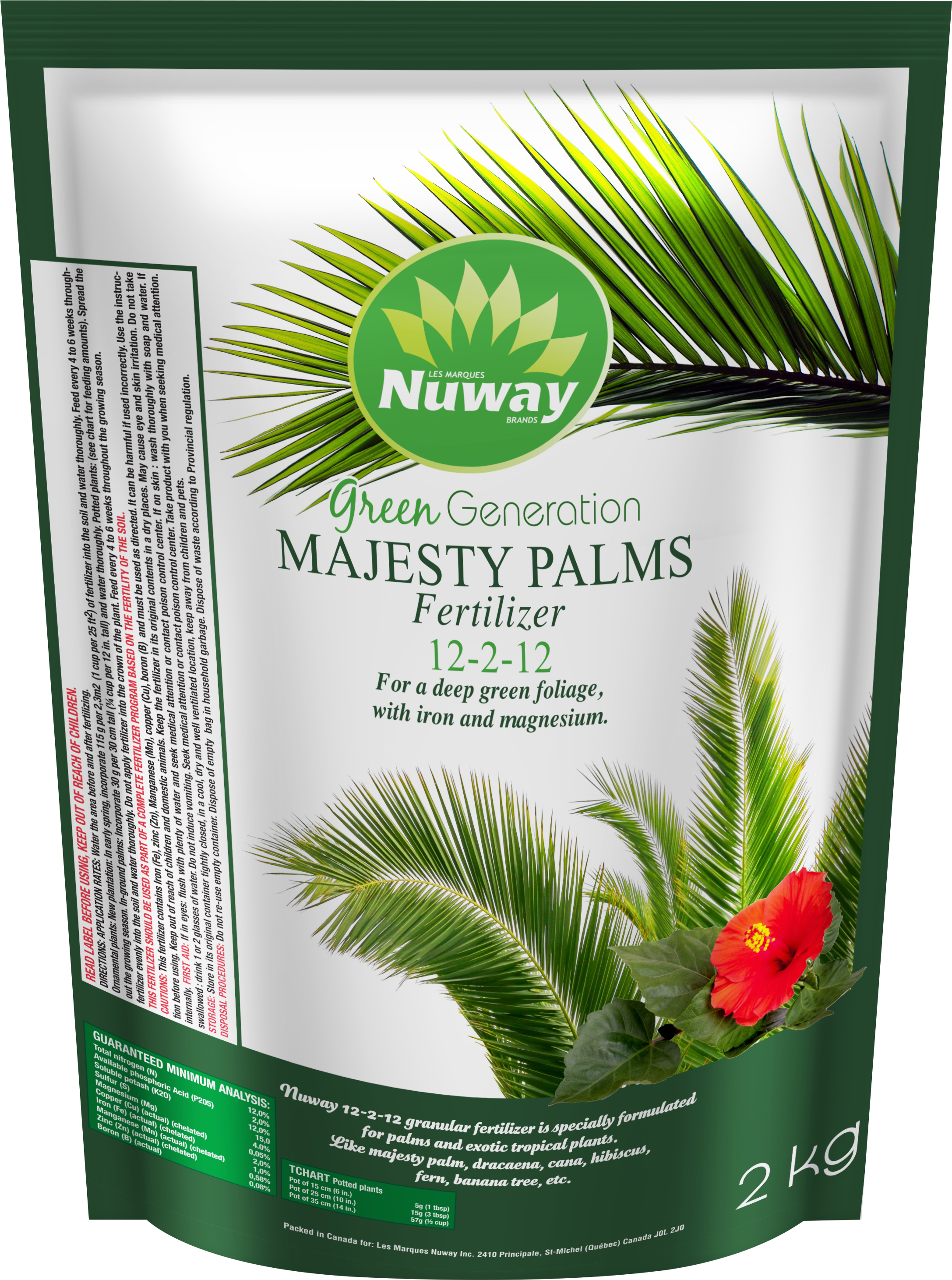 3d 12 2 12 Engrais Palmier En - Aloe (2577x3324), Png Download