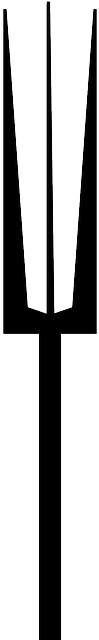 Pitch, Fork, Pitchfork, Tune - Pitchfork Silhouette Png (320x640), Png Download