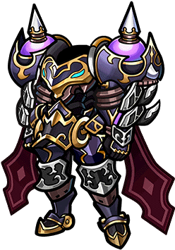 Gear-aizen's Heavy Armor Render - Unison League Dark Armor (380x380), Png Download