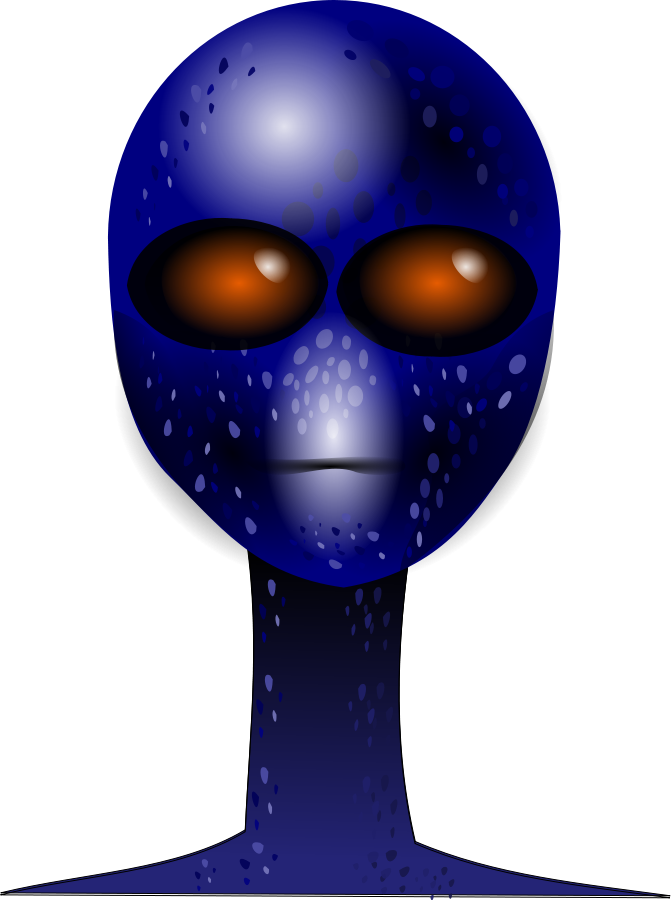 How To Set Use Alien Face Icon Png (671x900), Png Download