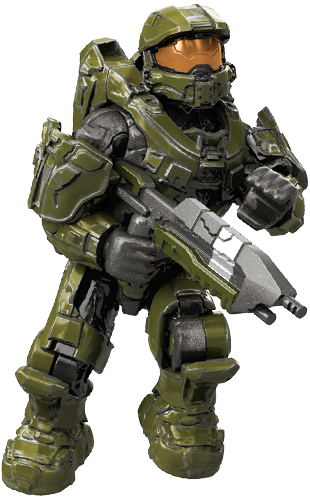 Master Chief - Mega Construx Master Chief (310x500), Png Download