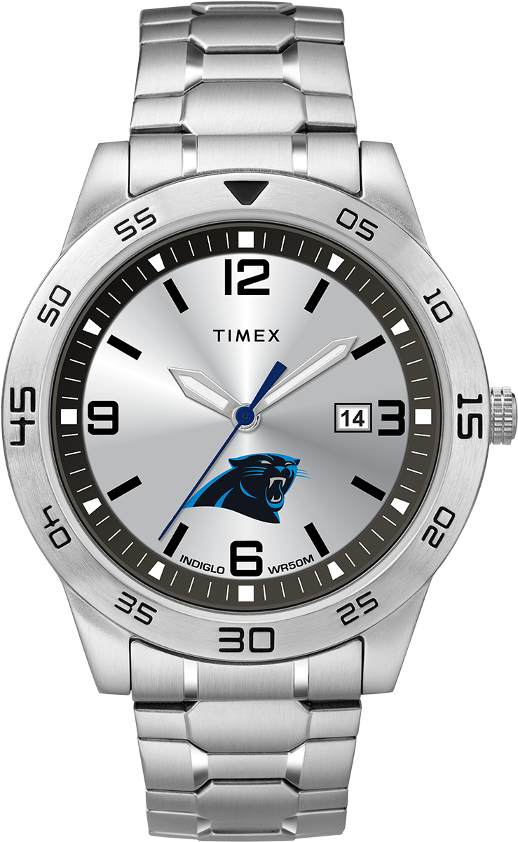 Citation Carolina Panthers - Timex Watches Indiglo Wr 50m (1000x1200), Png Download