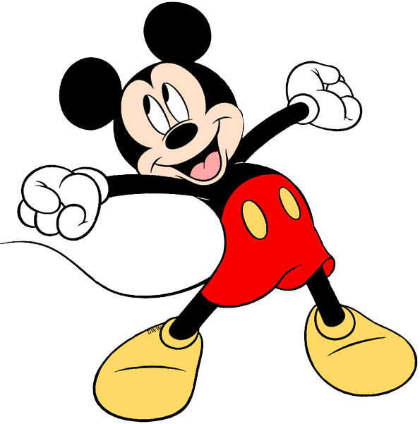 Mickey Mouse (595x601), Png Download