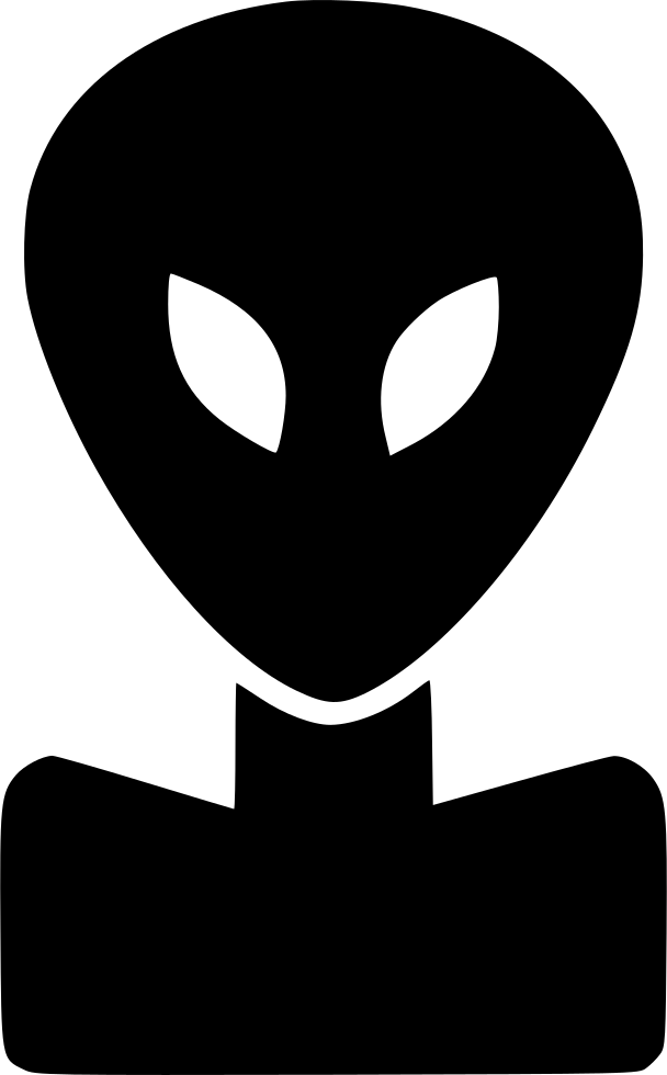 Alien Face Comments (608x980), Png Download
