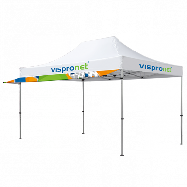 Shown Here Is Our Custom Printed Tent Awning In 15ft - Canopy (385x385), Png Download