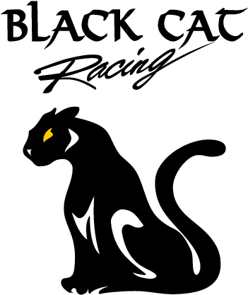 Sports - Black Cats Racing Team (367x436), Png Download