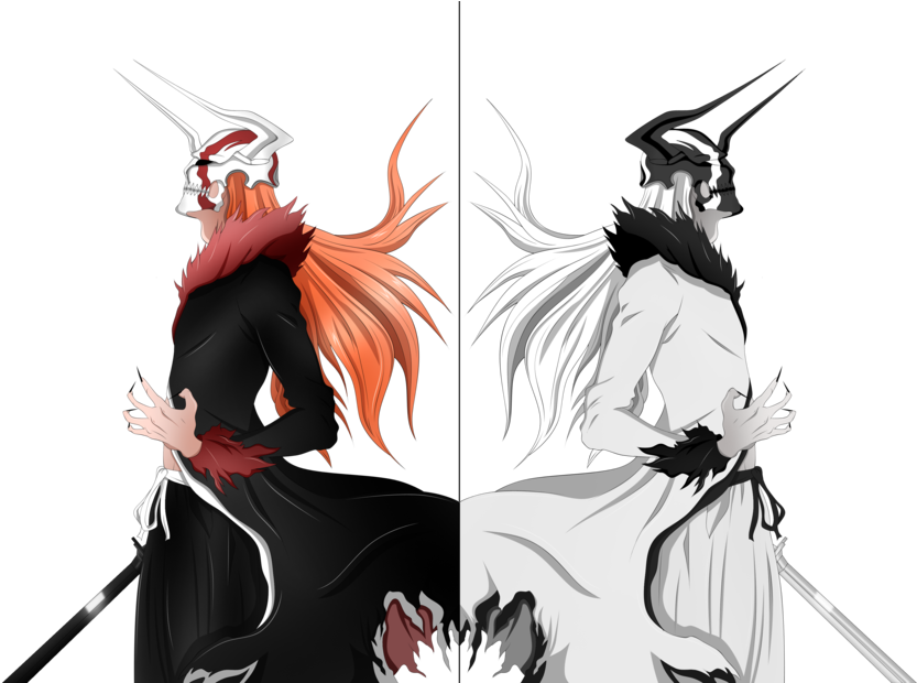 Evil Ichigo Png Picture Free Library - White Ichigo Vasto Lorde (900x619), Png Download